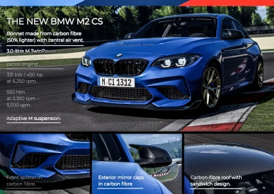BMW F87 M2 (With CarPlay) v1.5 0.39.x