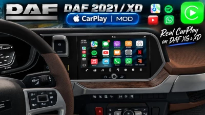 CarPlay for DAF 2021 (XD, XG & XG+) v1.0