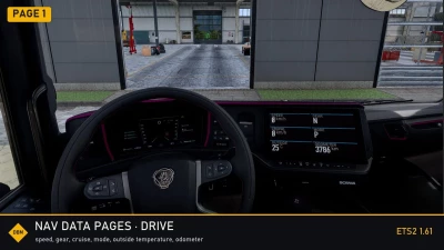 DBM Nav Data Pages – Trip, Fuel and Truck Data on Your Navigation Screen v1.61