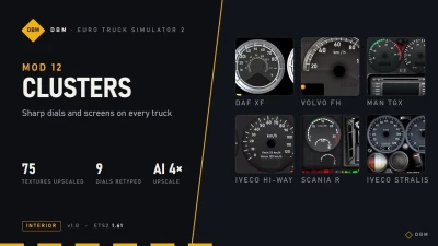 DBM Upscaled Clusters Sharp Dials and Screens v1.61