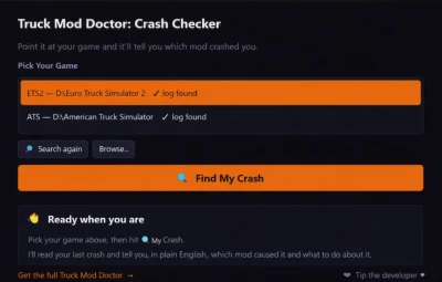 ETS2 & ATS Truck Crash Doctor v1.0