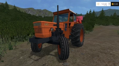 FIAT 850 2WD NEW ORANGE EXTRA HIT TRACTOR V1.0