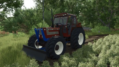 Fiatagri 140-90 with front blade v1.0.0.0