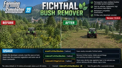 Fichthal Bush Remover v1.0.0.0