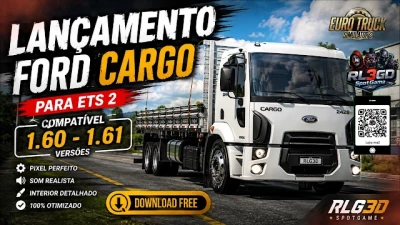 Ford Cargo 2428e Qualificado - ETS 2 1.60 - 1.61