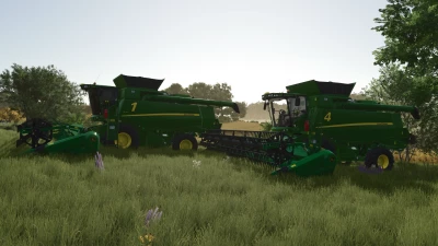 John Deere T Series + 600X Headers v1.0.0.0
