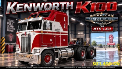 ATS KENWORTH K100 SIS`L MEGAPACK ADD-ON v8.0
