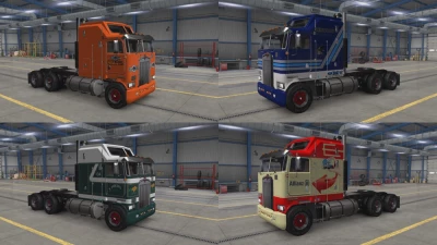 ETS2 KENWORTH K100 SKINS PACK v8.0