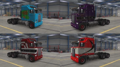 ATS KENWORTH K100 SKINS PACK v8.0