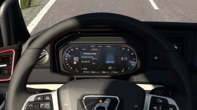 MAN TGX 2020 Improved Dashboard v2.01 1.60