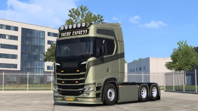 Multicolor Metallic Skin for Scania S and R v1.0