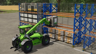 Pallet Racking With Safety Grilles v1.0.0.0