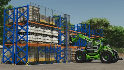 Pallet Racking With Safety Grilles v1.0.0.0