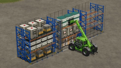 Pallet Racking With Safety Grilles v1.0.0.0