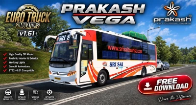 Prakash Vega Sleeper Mod V5.0 ETS2 1.61