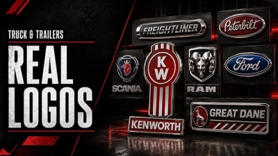 Real Logos for jon-ruda mods ETS2 v25 1.60