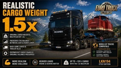 Realistic Cargo Weight 1.5x v1.0