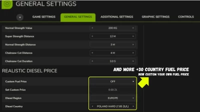 Realistic Diesel Price v2.2.0.0