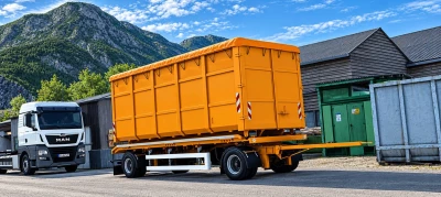 Renault TCK hooklift + Zaslaw Trailer v2.0 1.60