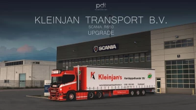 Scania R650 Kleinjan Transport B.V+Trailer v15.0 1.60