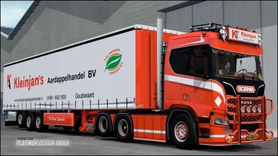 Scania R650 Kleinjan Transport B.V+Trailer v15.0 1.60