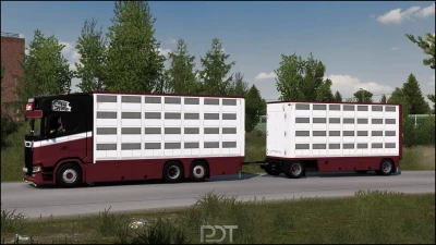 Scania S500 + Trailer "Evers Transport" v13 1.60