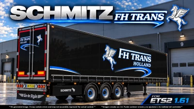 SCHMITZ FH TRANS TRAILER v2.0 ETS2 1.60-1.61.x