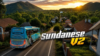 Sundanese map v2 ETS2 save profile 1.60