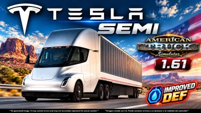 TESLA SEMI TRUCK 2019 IMPROVED DEF ATS v3.0