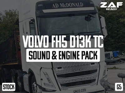Volvo FH5 D13K500TC Sound & Engine Pack v1.3 1.60