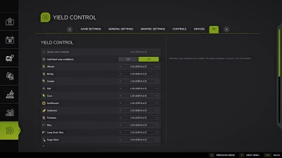 Yield control v2.1.0.0