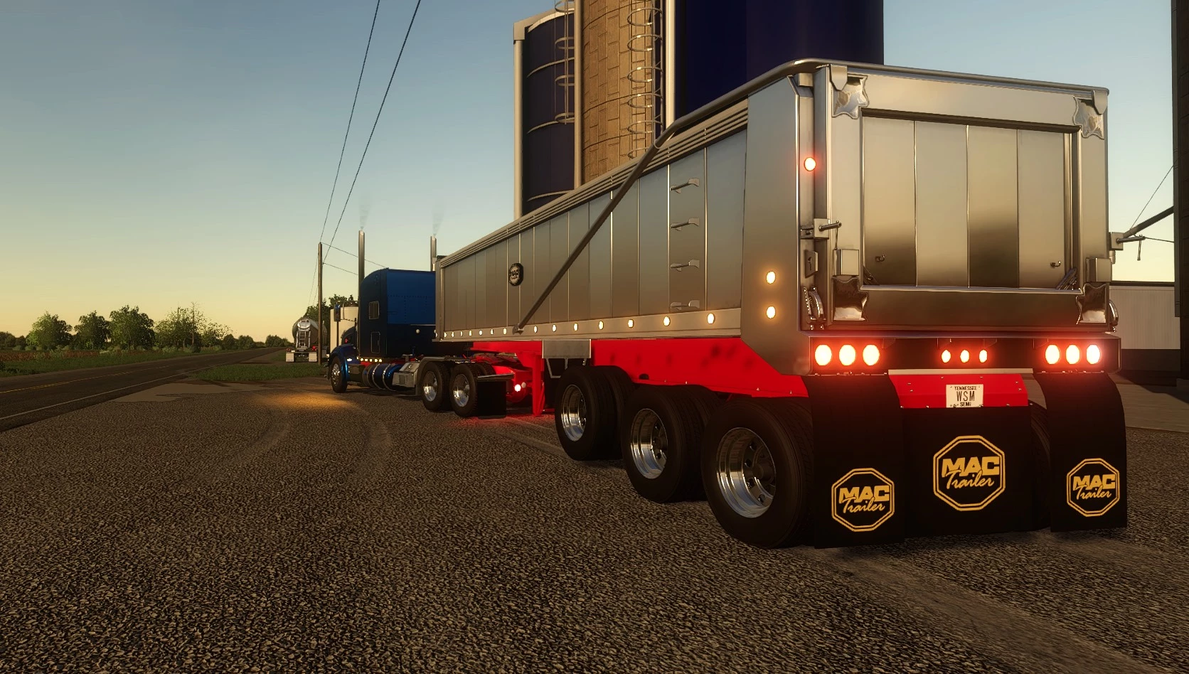 The Mac End Dump trailer