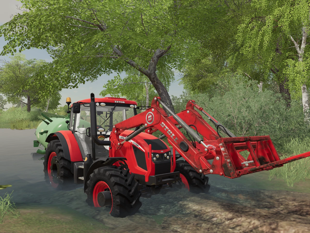 Zetor in the swamp