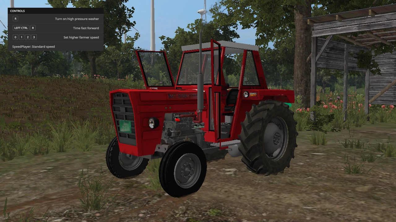 Mod made by my real life tractor IMT 542