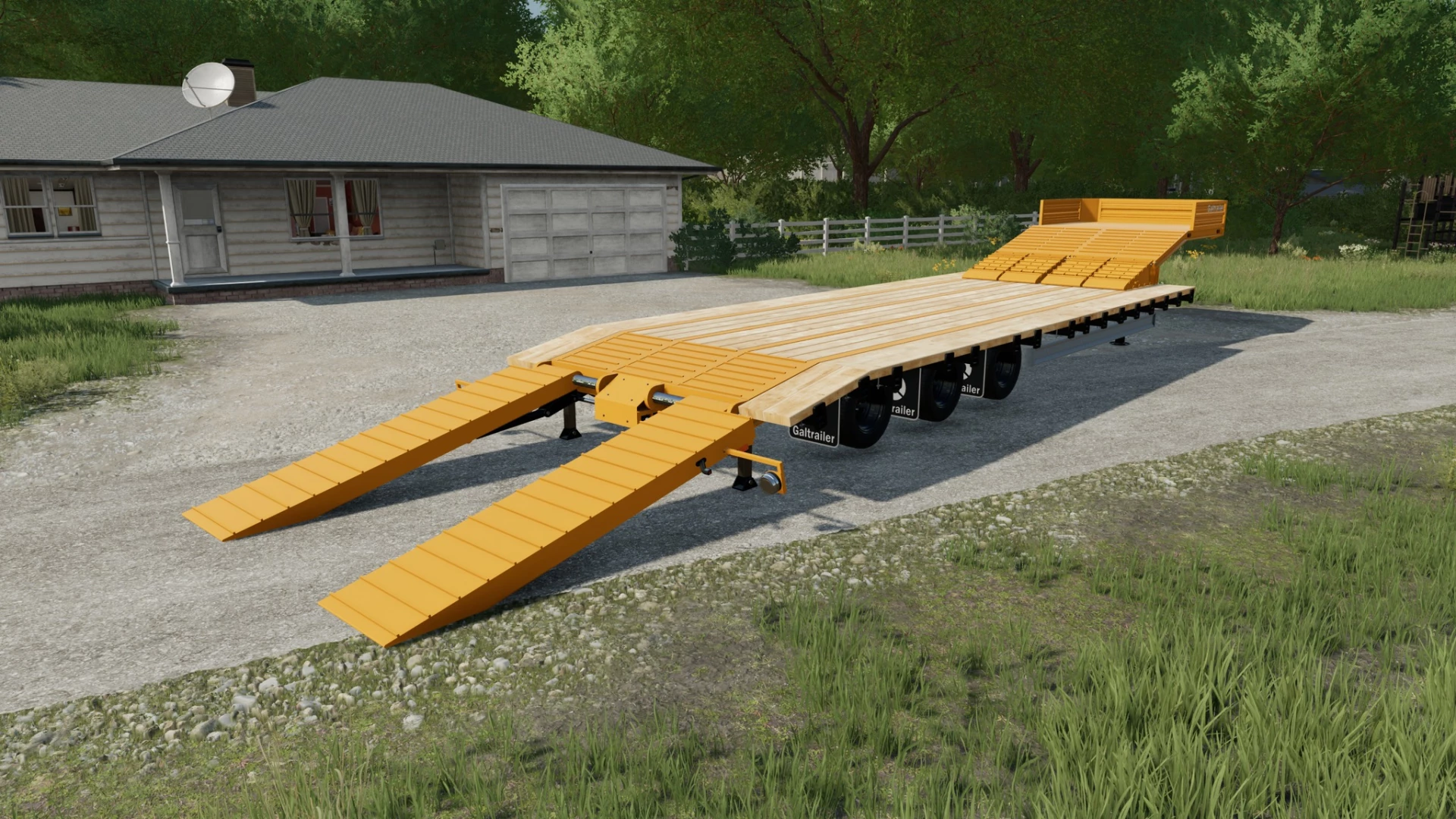 The Low Loader Galtrailer