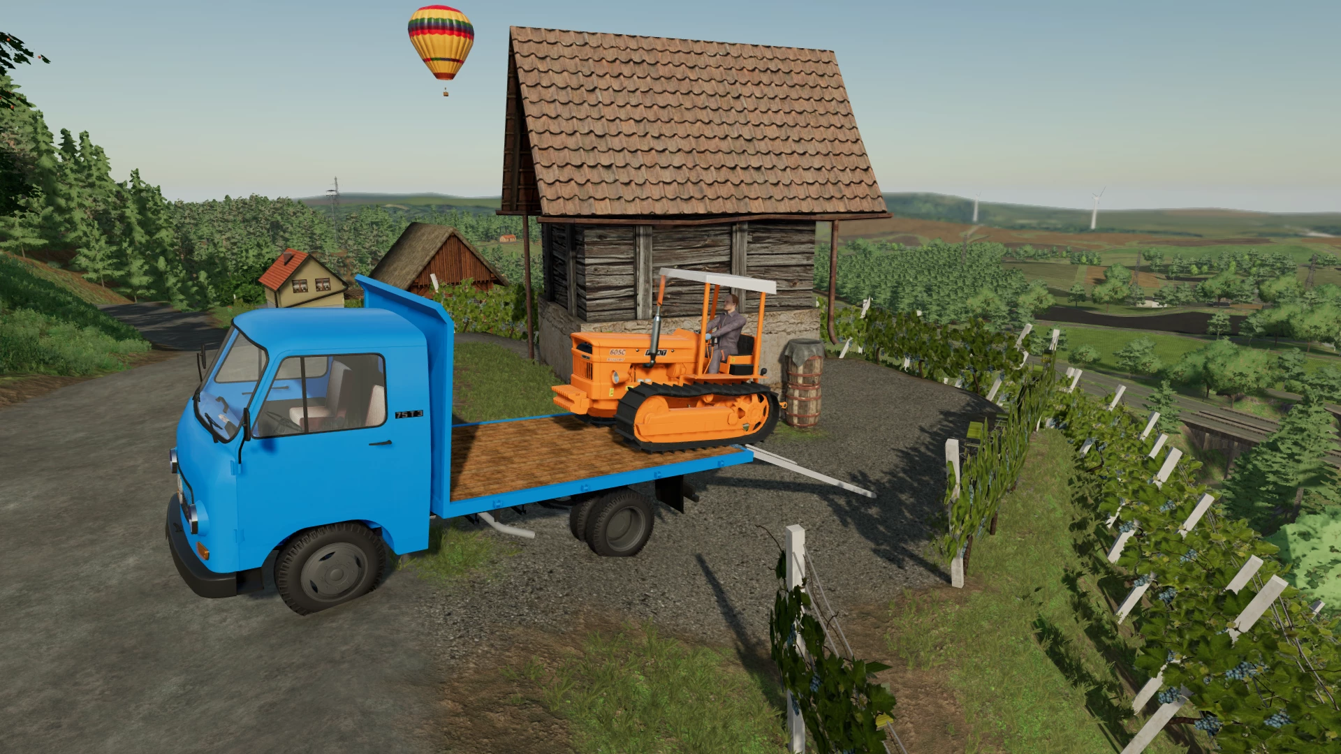 delivering ordered "hill toy"