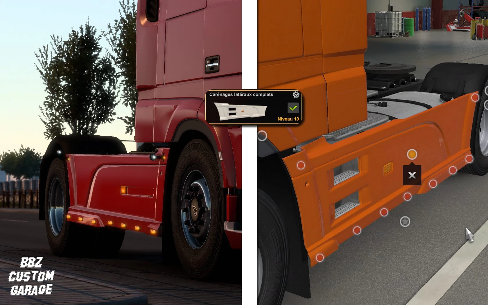 Slots for Daf Euro 6 Original Sideskirts avalaible !
