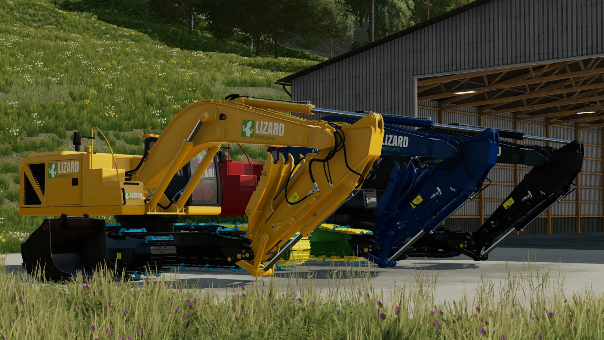 New excavator