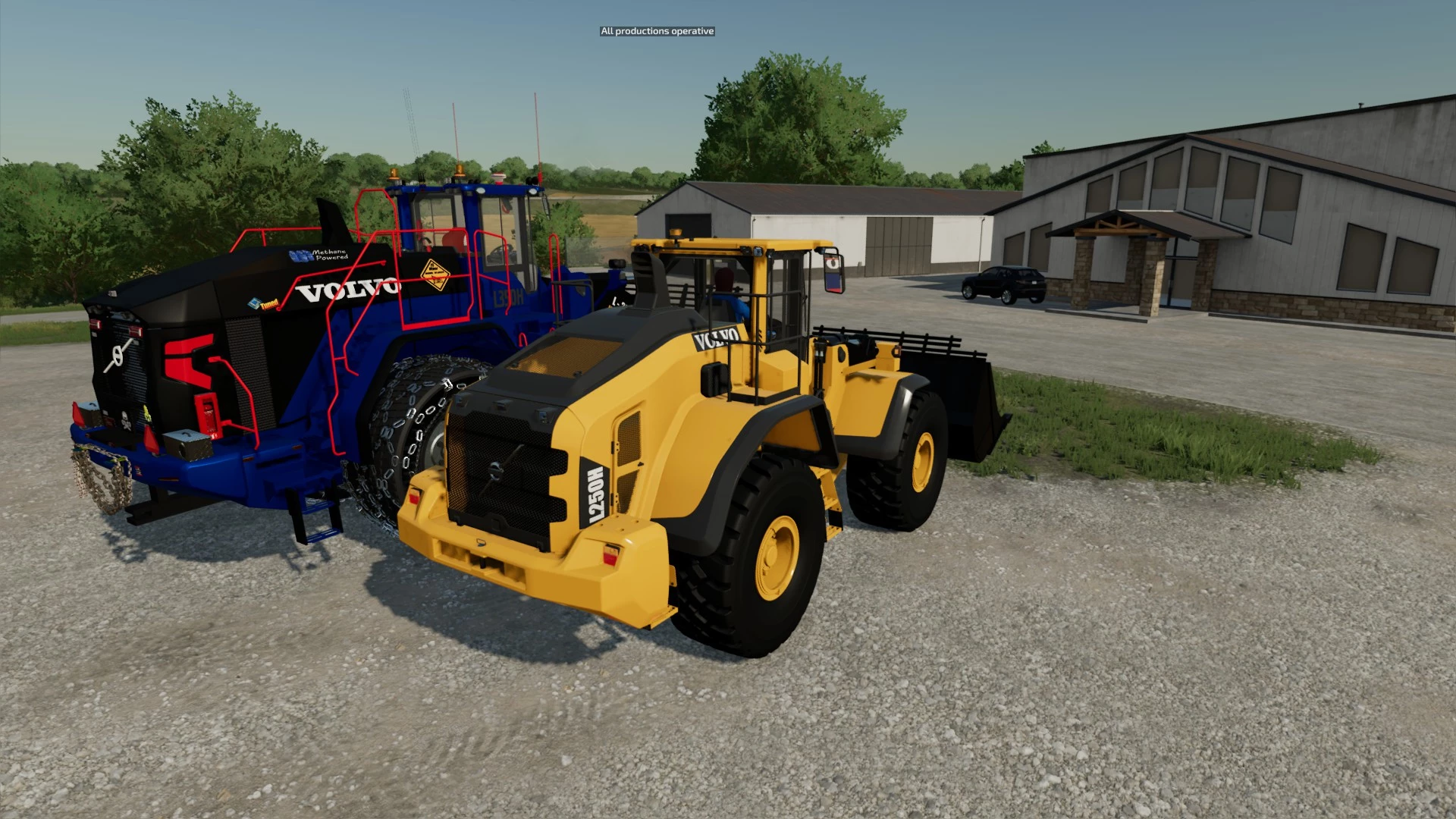 Big and small, Volvo L350H and L250H