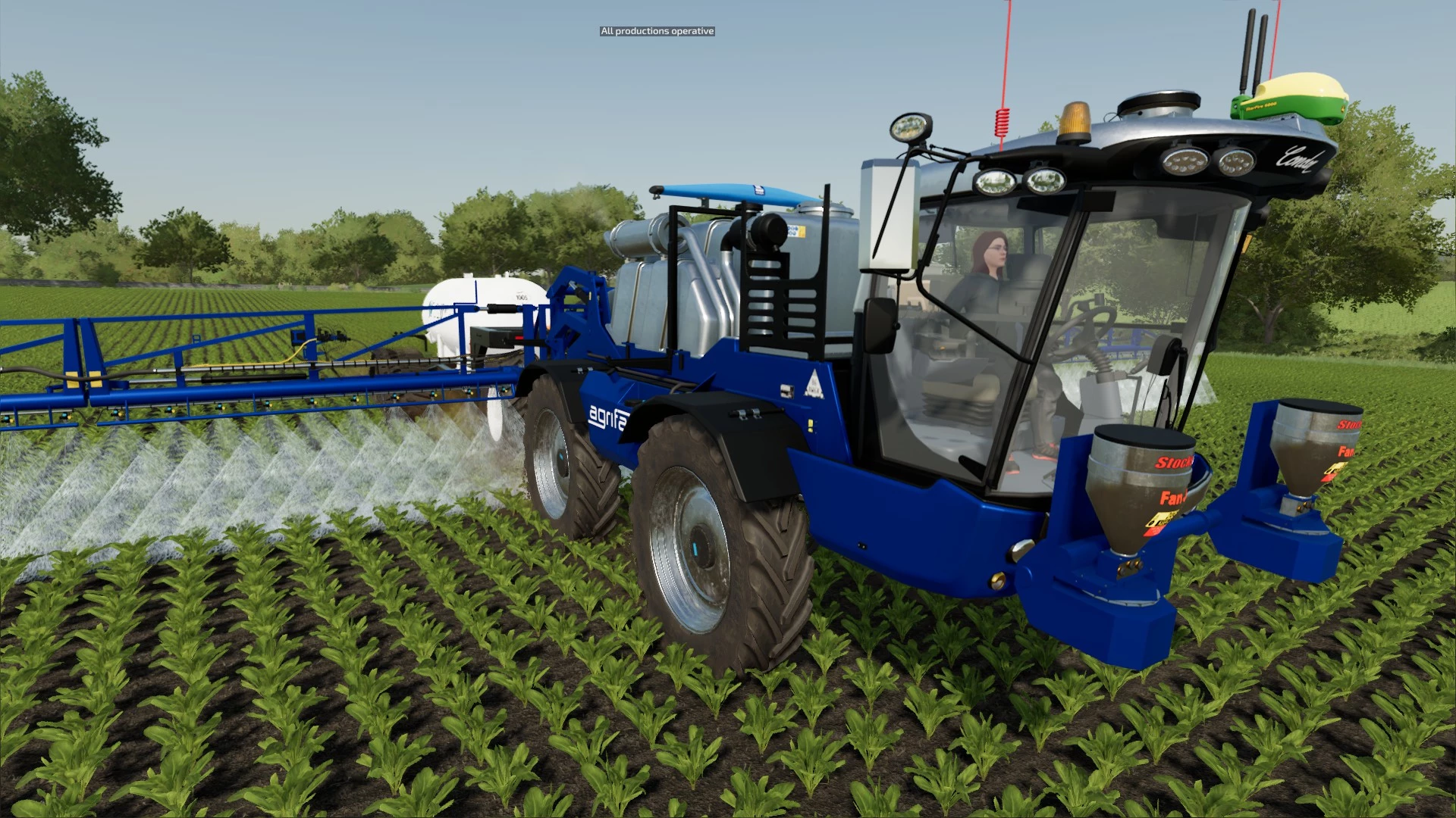 Spraying never stops...