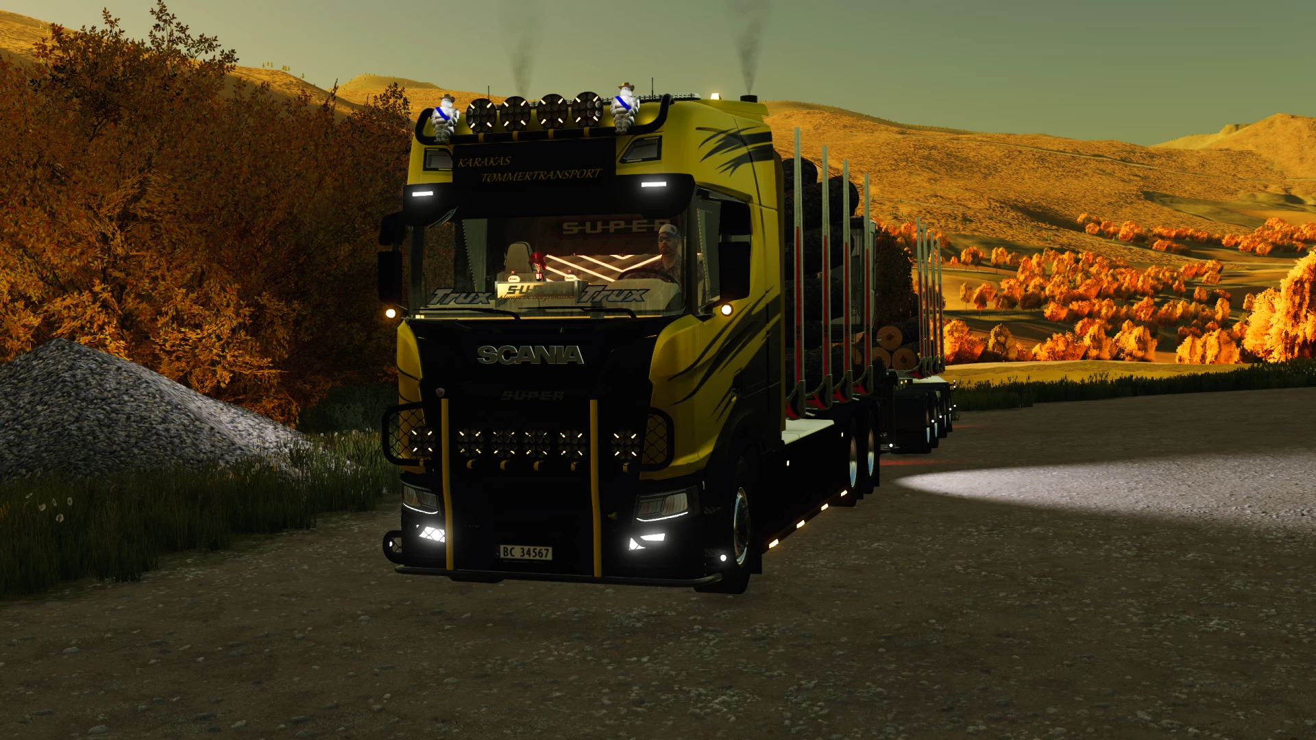 Scania S730 Timbertruck