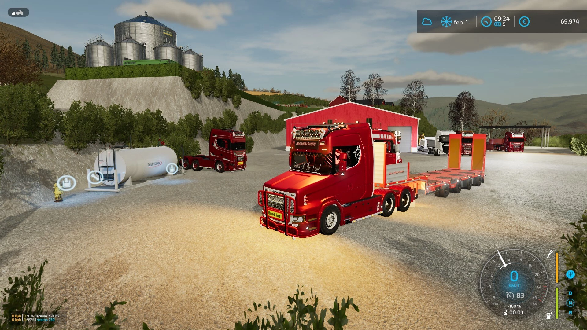 T730 and vang trailer