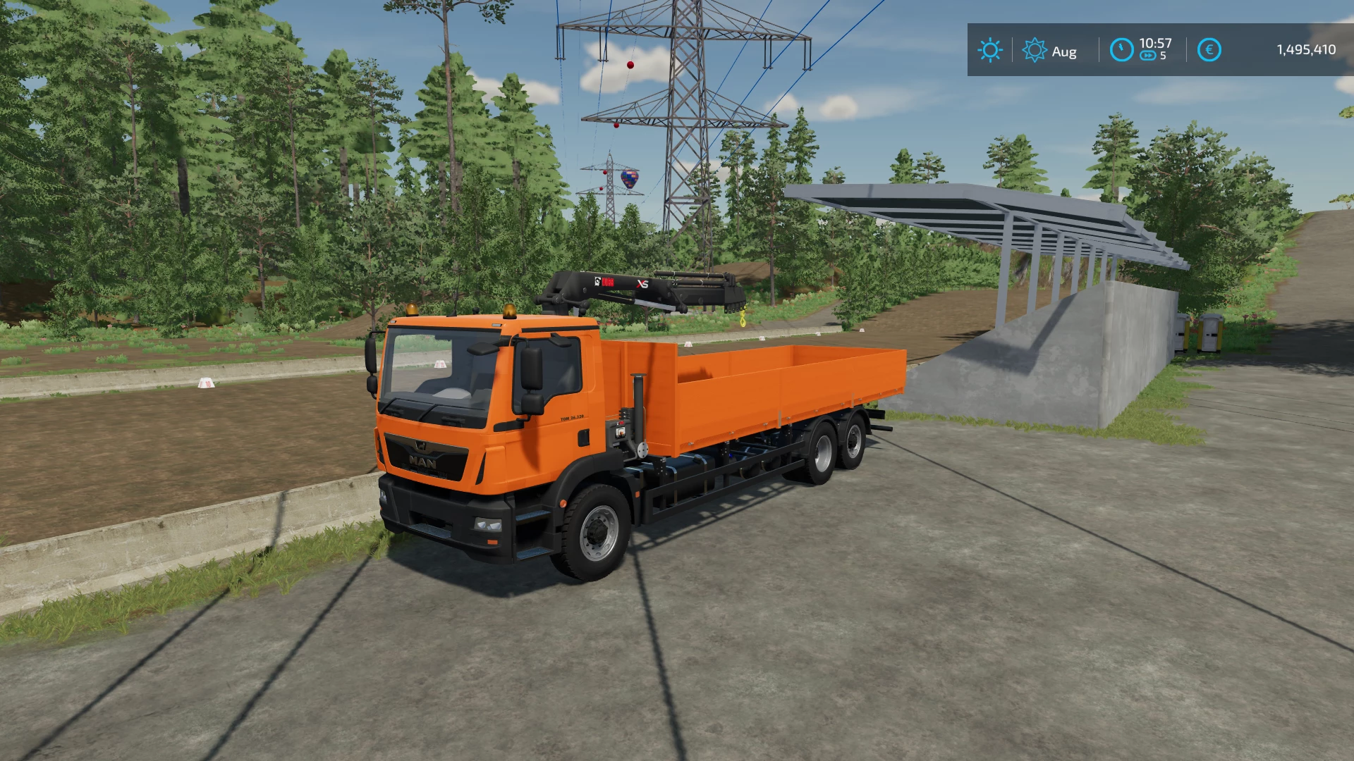 MAN TGM 26.320 6x2 & HIAB Crane