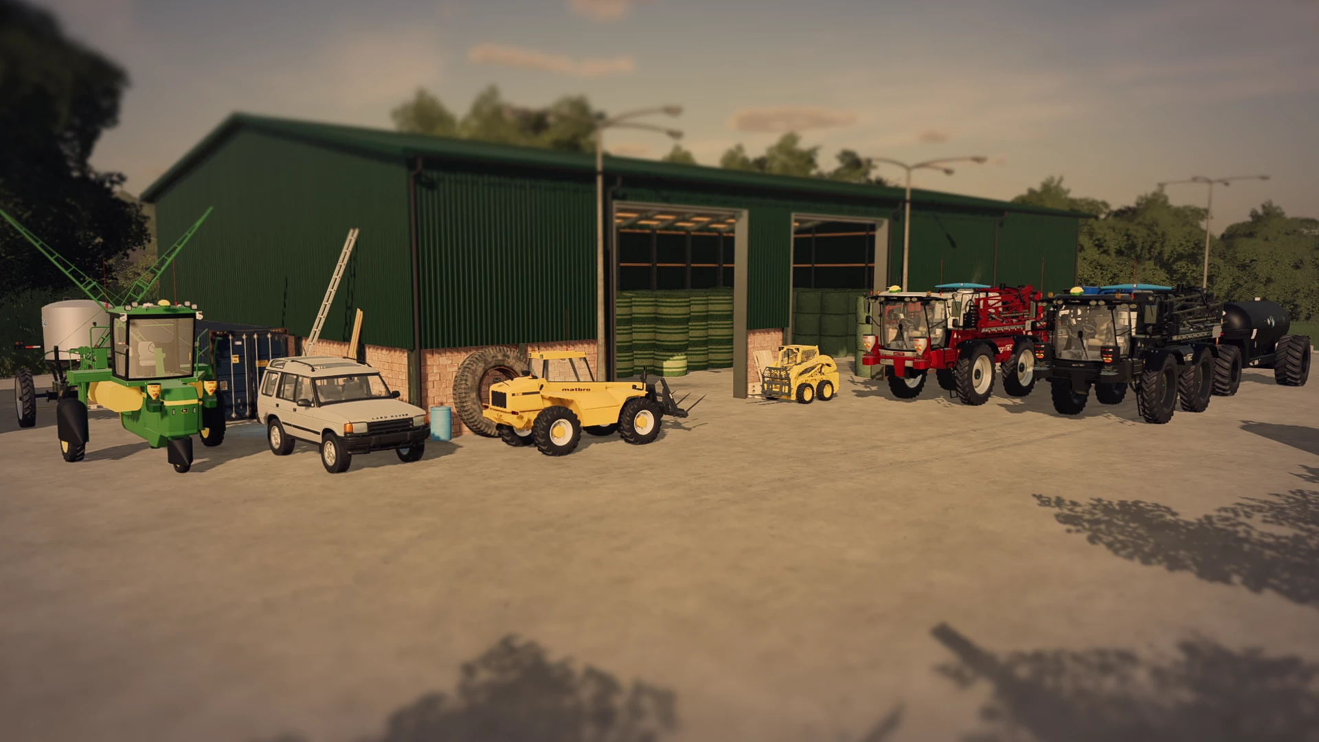 Filling up the sprayers