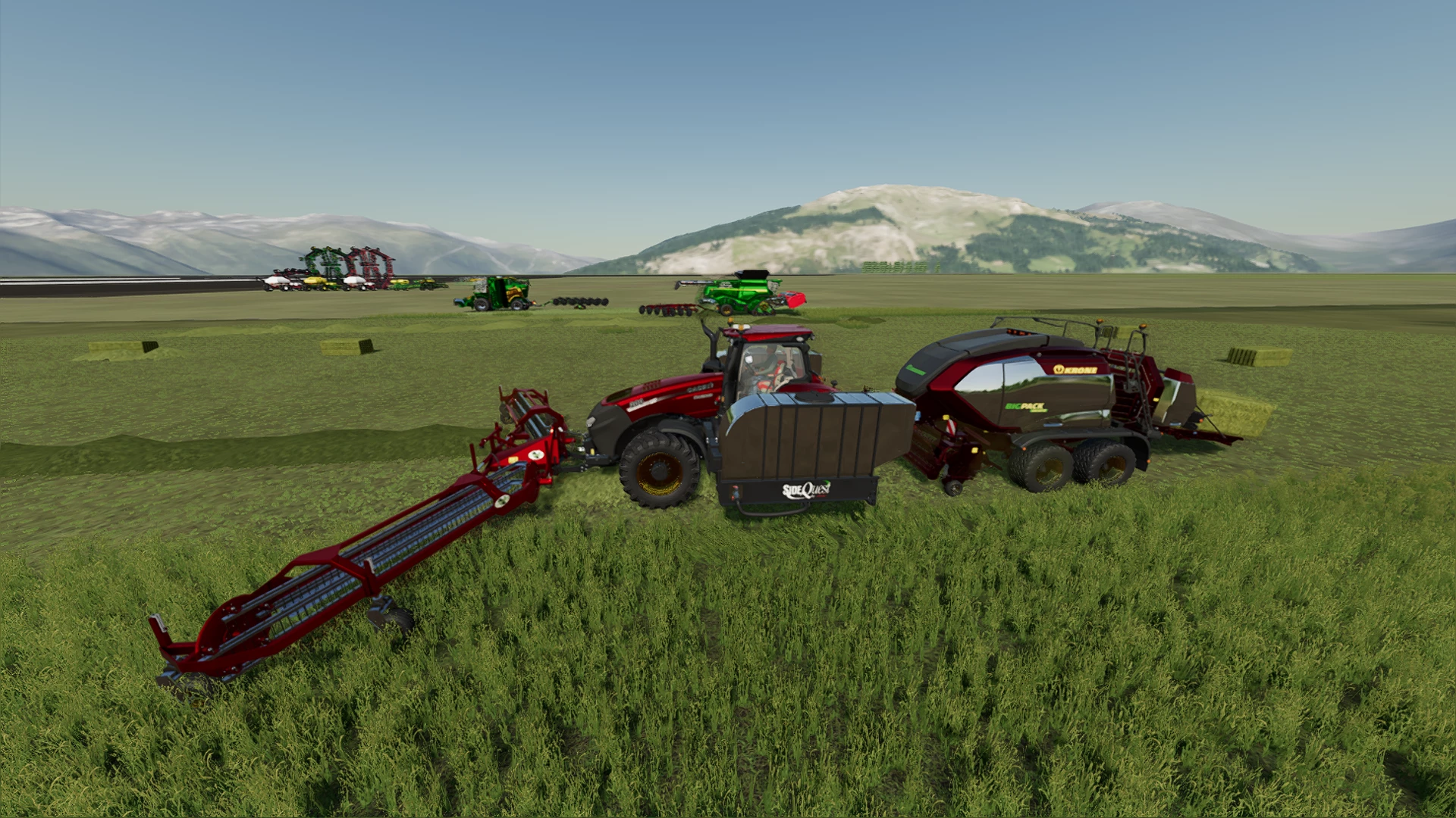 The Kuhn Front Tedder with...