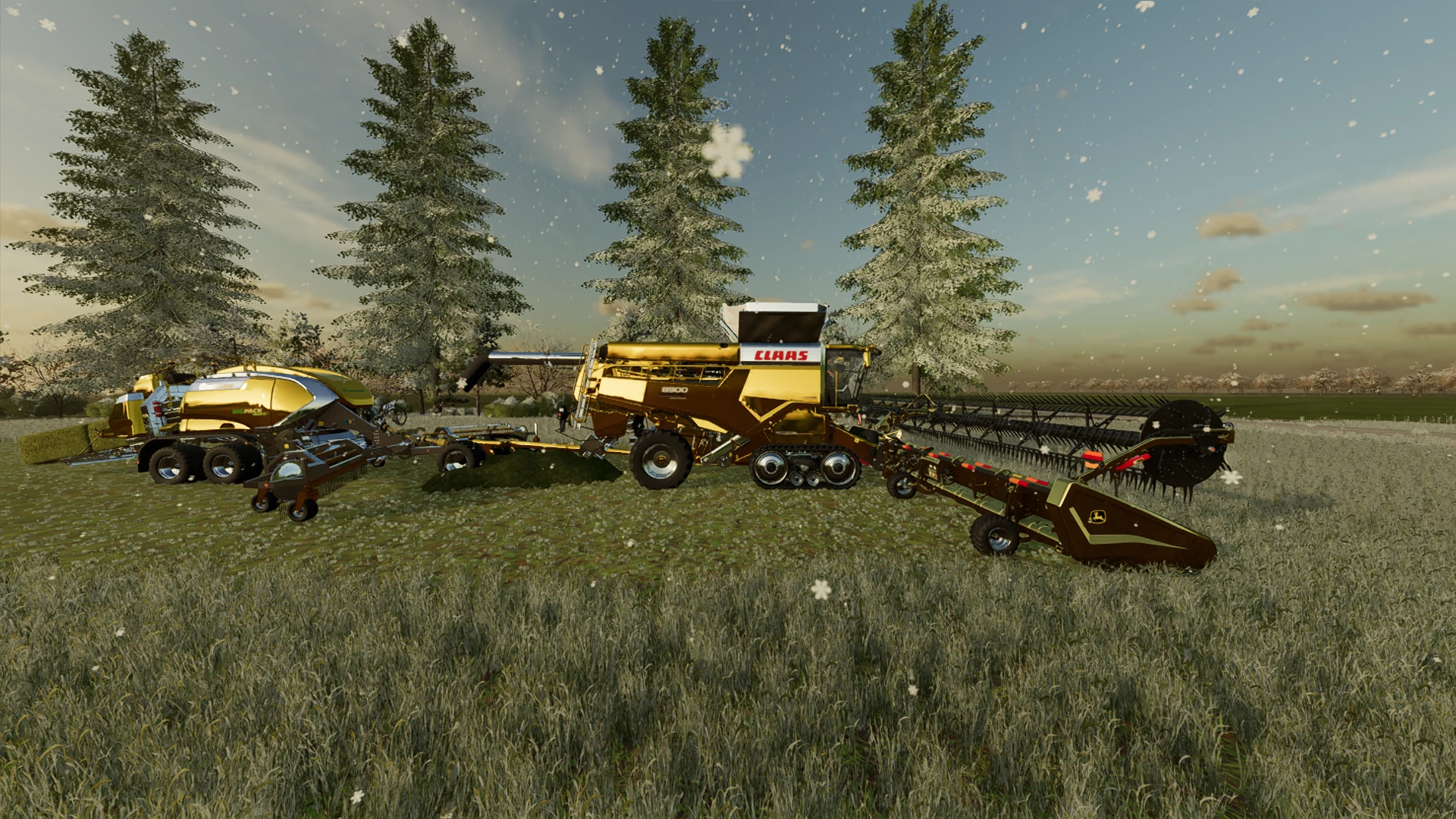 My Claas Lexion 8000 5N1 and Krone Big FN Haymaker!