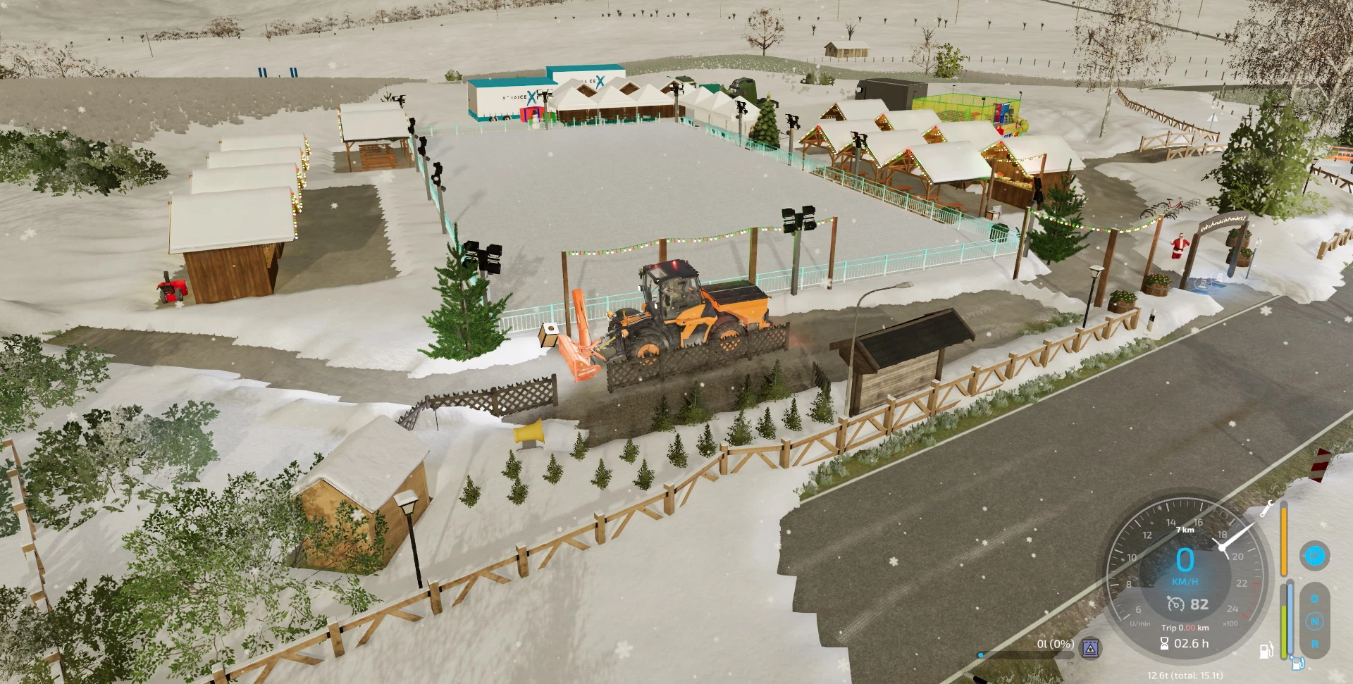 =) Winterdienst auf dem Weihnachtsmarkt =)