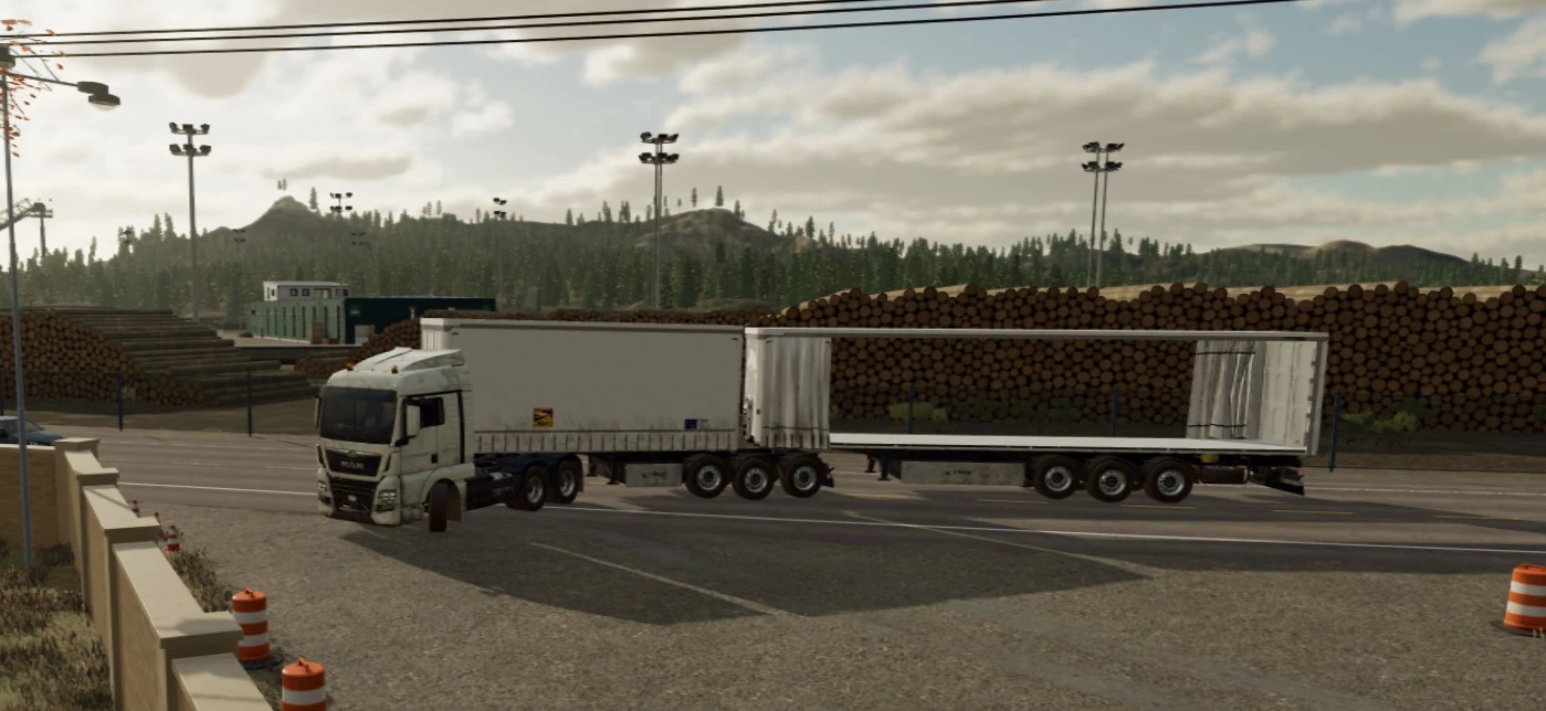 MAN 640cv  / B-Double Fliegl Sider