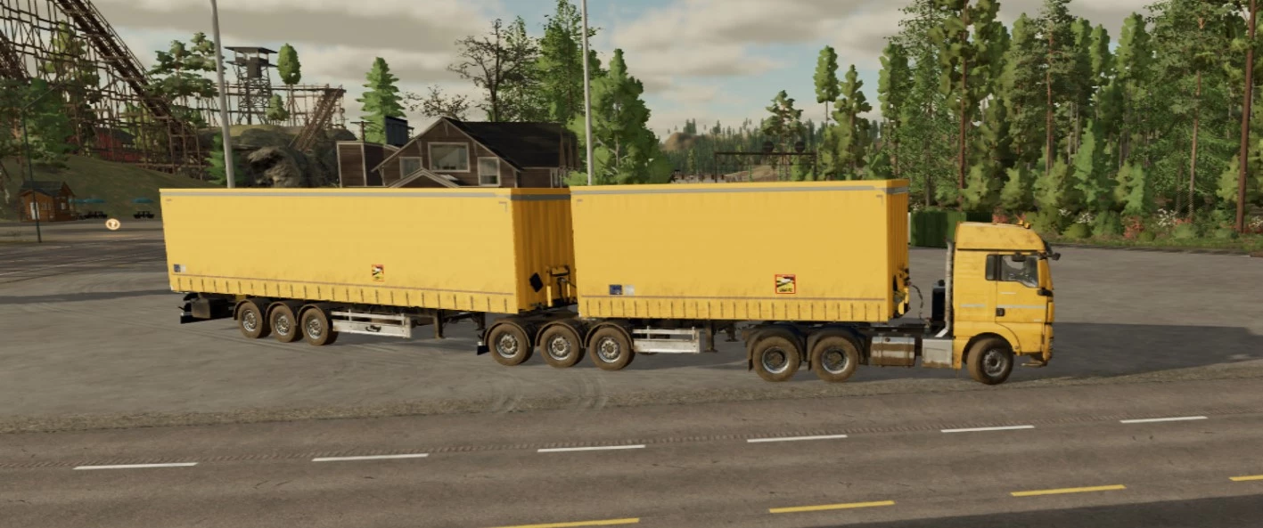 MAN 640cv  / B-Double Fliegl Sider II