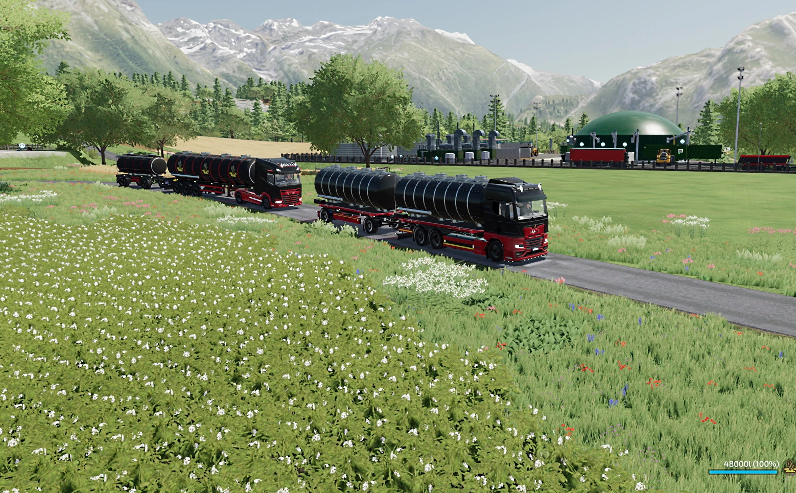 =) Gülle Transport zur BGA